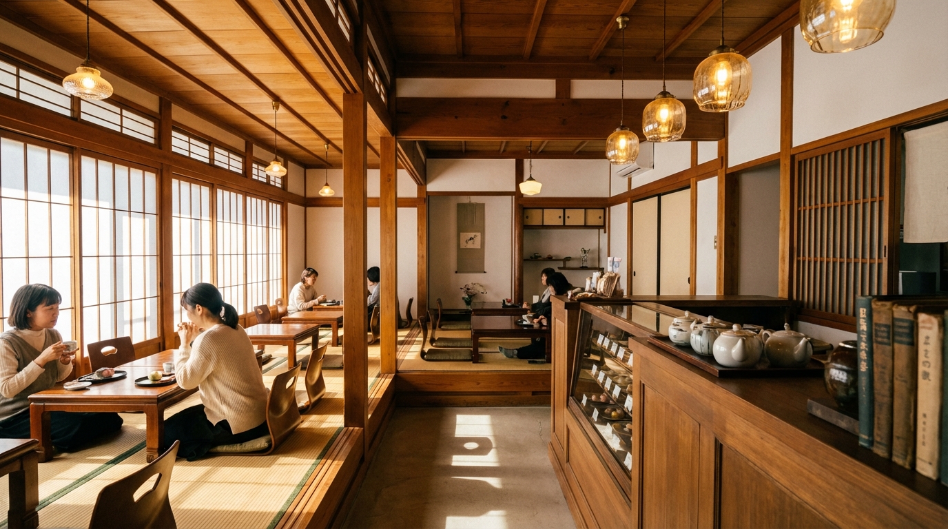 大黒庵の店内風景