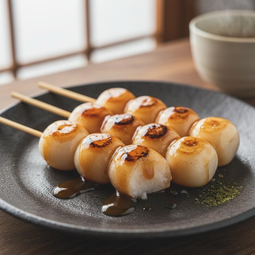 黄金色のみたらし団子